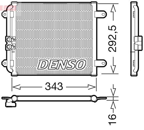 Klimaanlage für AUDI Denso Kondensator DCN02041
